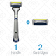 Dorco Pace 6 Plus + 2 Cartridges, $2 with code KINJA5117